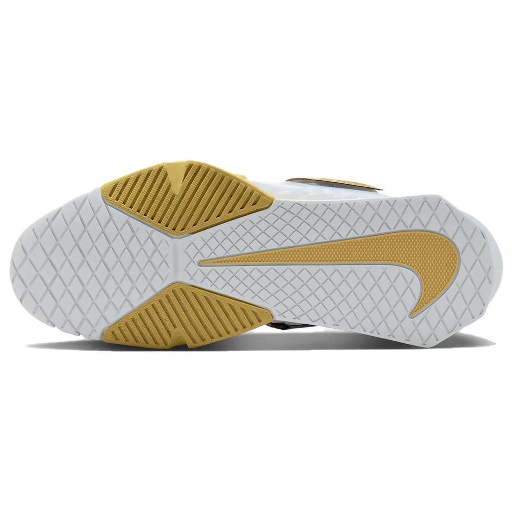 Nike Savaleos White Metallic Gold Unisex Sneakers Wolf-Grey CV5708-101