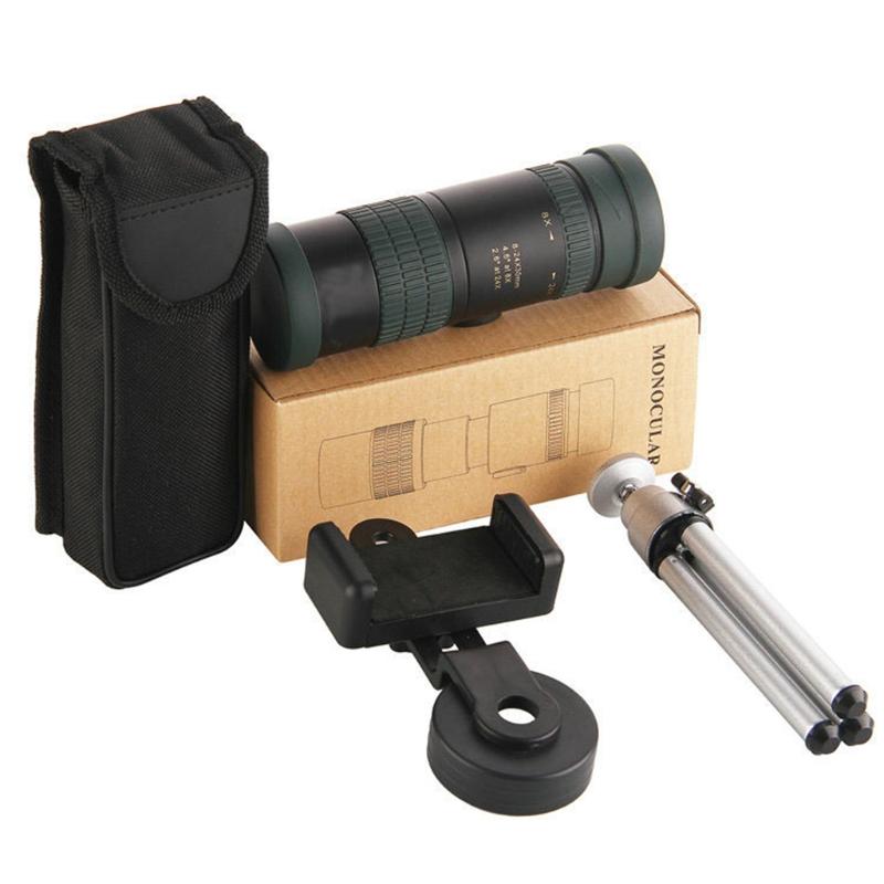Military Telescope 8-24x30 Super Telephoto Zoom Monocular Telescope Waterproof