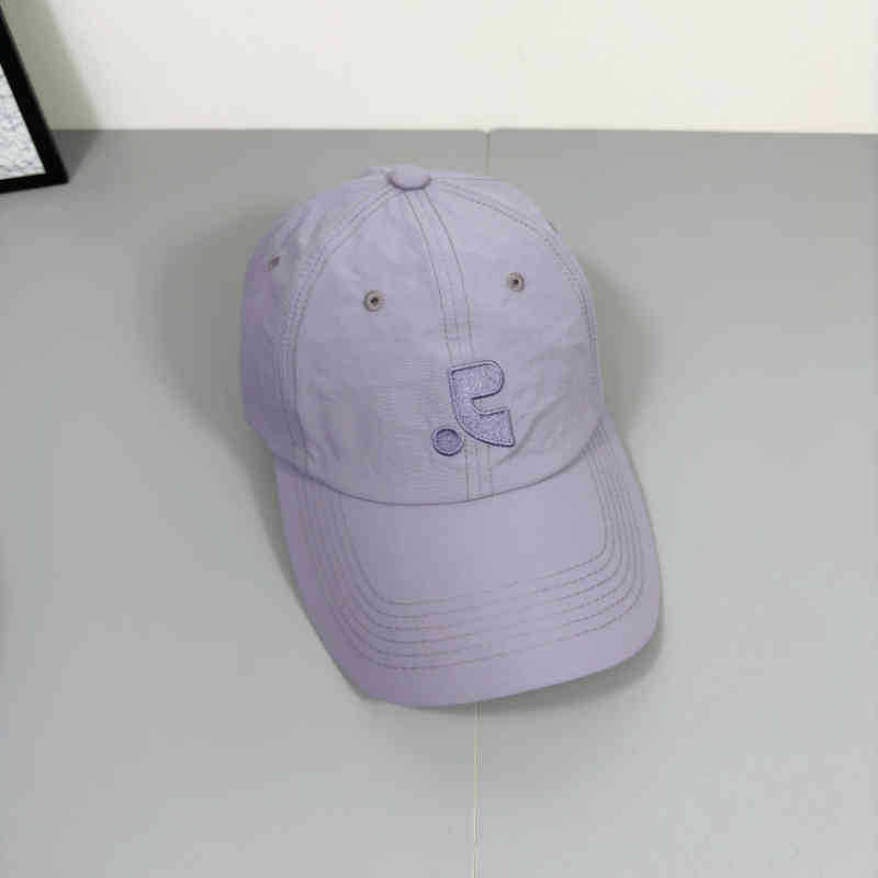 Quick-drying Embroidered Letter Soft-top Baseball Cap for Women's Summer Casual Simple and Versatile Face Little Couple Cap