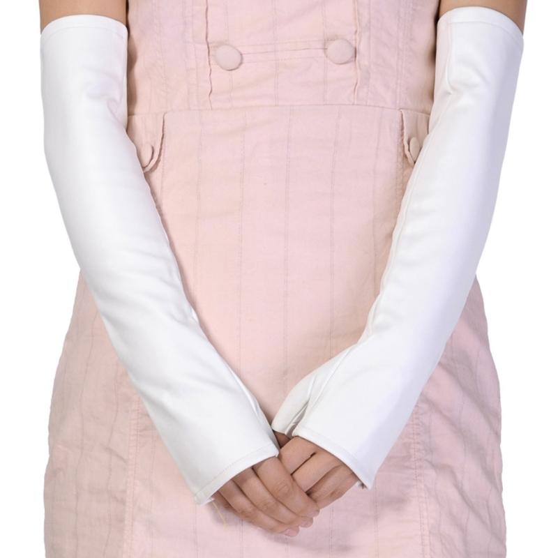 

Dark Gloves for Women and Girls in Theme Party Comfortable to Wear Elastic Nightclub Stretchy Gloves