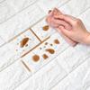 5/12PCS Self Adhesive Wallpaper Peel And Stick 3D Wall Panel Living Room Brick Stickers Bedroom Kids Room Brick Paper Home Decor