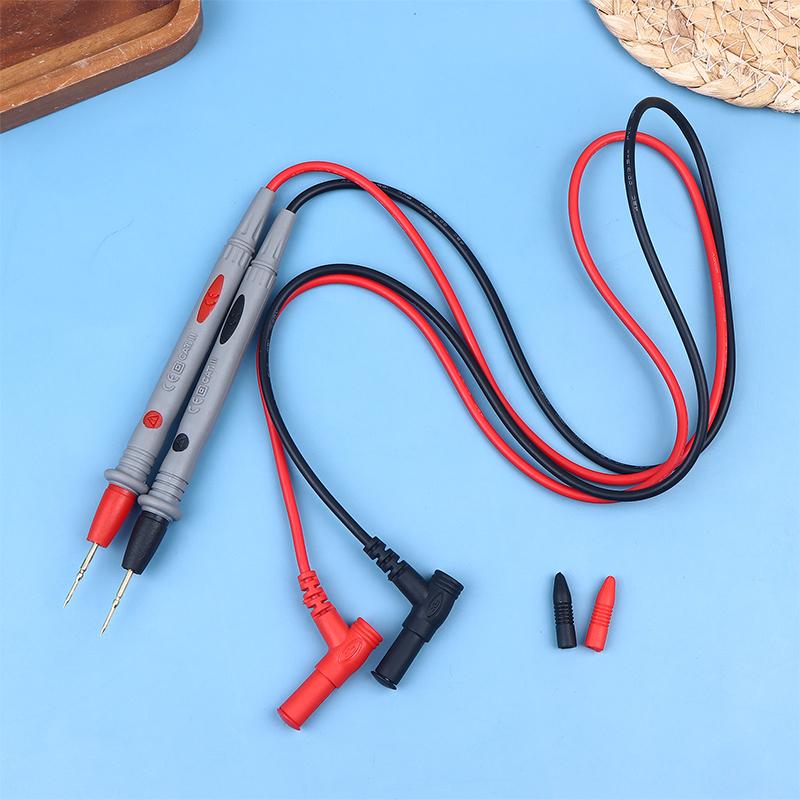 20A 1000V Multimeter Test Leads Extra Sharp Steel Needle Extended Universal Fine Tip PVC Anti-Freeze Probe Accessories
