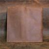 Men's and Women's Long Wallet, Wallet Clip Layer, Cowhide, Crazy Horse Leather Buckle