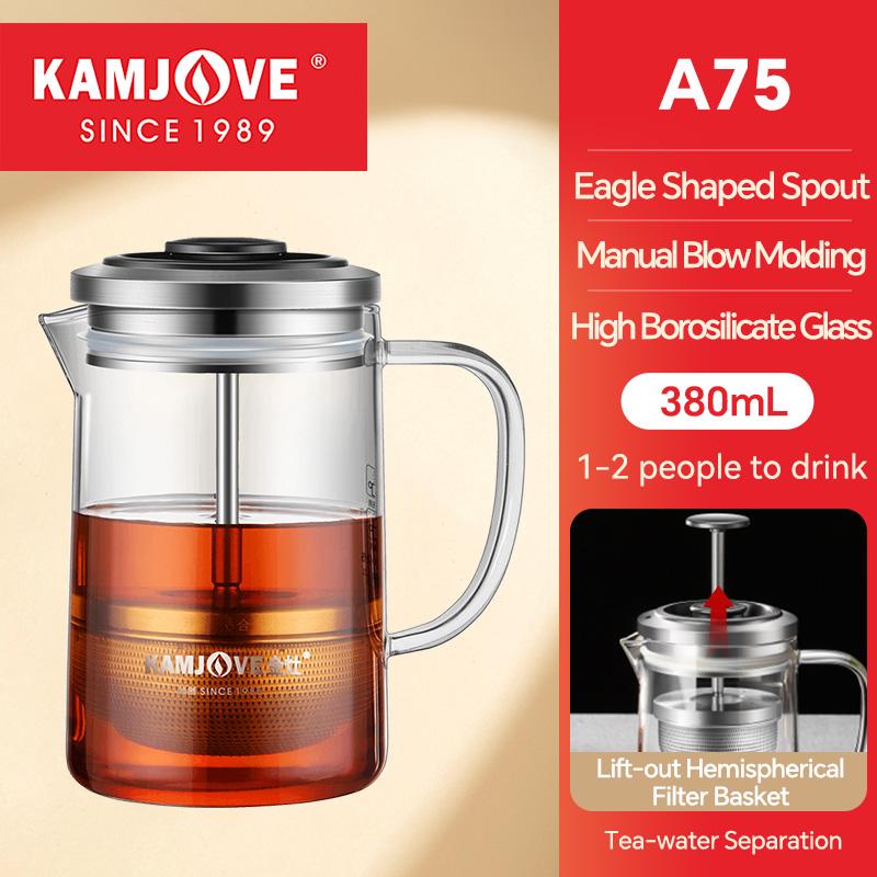 

KAMJOVE Young Green Citrus Специальный чайник для заваривания чая, Френч-пресс чайник, термостойкий стеклянный чайник для заваривания чая Пуэр, кофейник