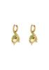 18K Gold-Plated Stainless Steel Crab Flower Ocean Earrings