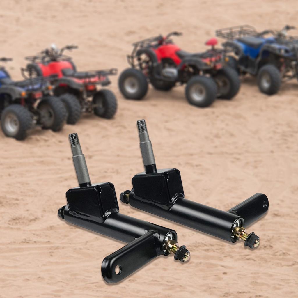 Steering Knuckles Spindle Set Suspension Steering Knuckles Spindle Simple Installation Designed for Kart KT196 Kart