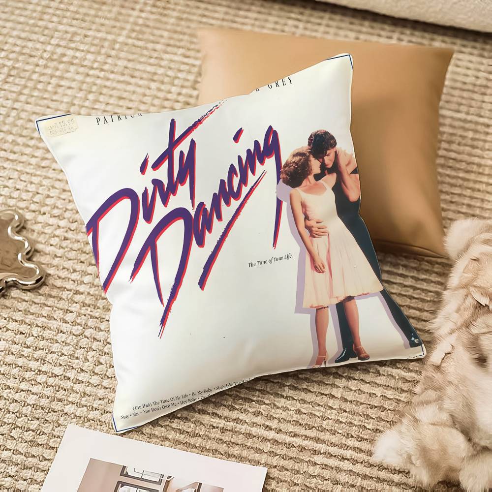 

D-Dirty D-Dancing MOIVE Pillow Case Anti-dustmite Invisible Zipper Sofa Bed 12x12Inch
