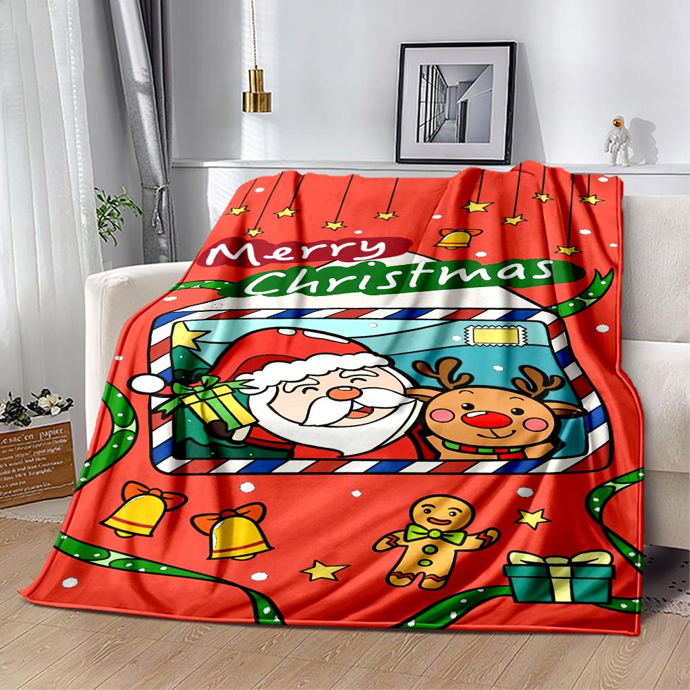 Christmas 45 Blanket Soft & Cozy Perfect for Sofa Picnics Office Chair for All Seasons Stylish Decor Birthday Christmas Gift Blanket