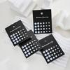 Luxury Simple Shiny Zircon Stud Earrings Set for Women Men Fashion Chic Crystal Decorative Earrings Party Couples Jewelry Gifts