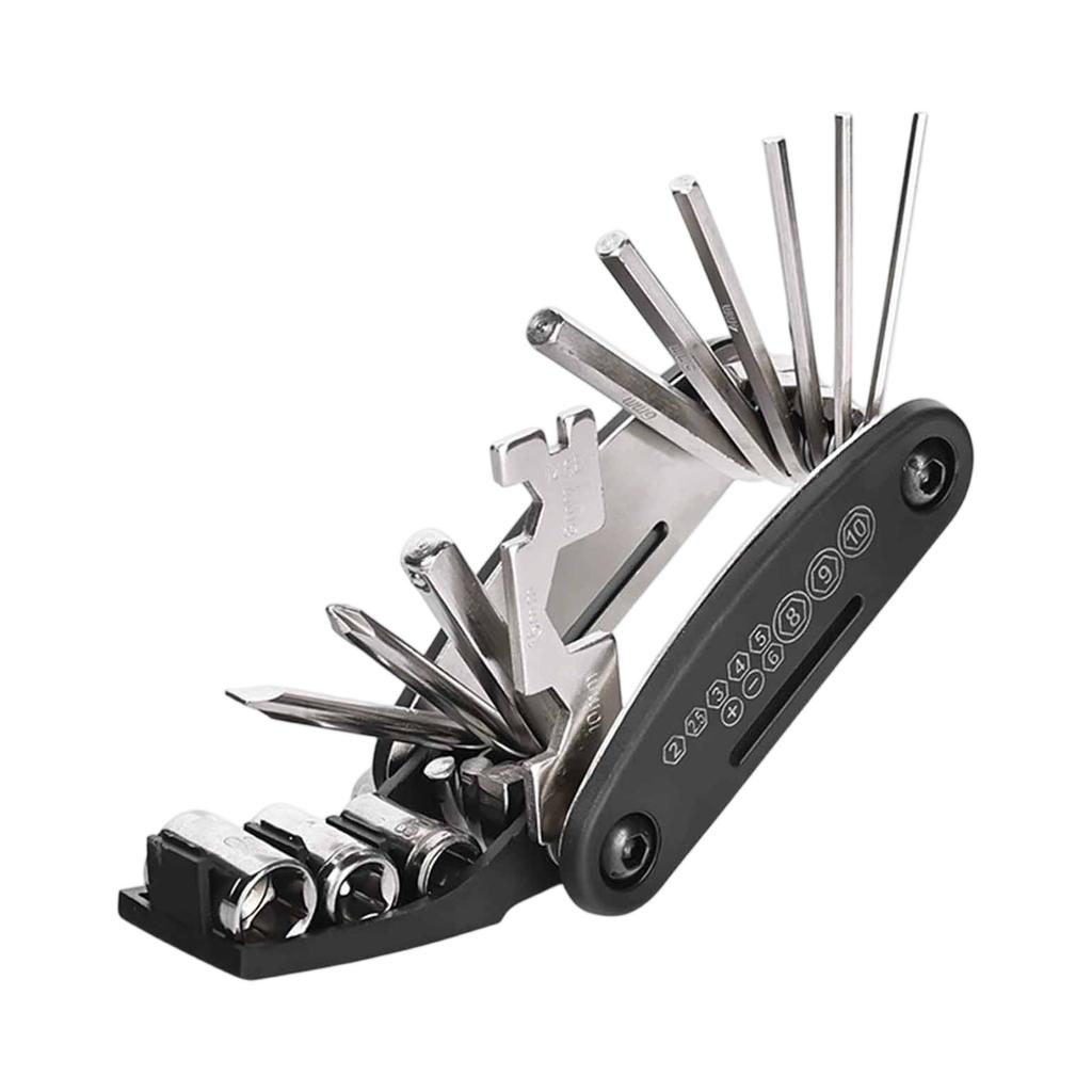 Tool Kit – Portable Multi-Functional Folding Bike Tools, Tire Patching & Set for Maintenance