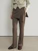 GENERALIDEA Skirt Layered Bootcut Slacks [Taupe] / Gf1Lpt502