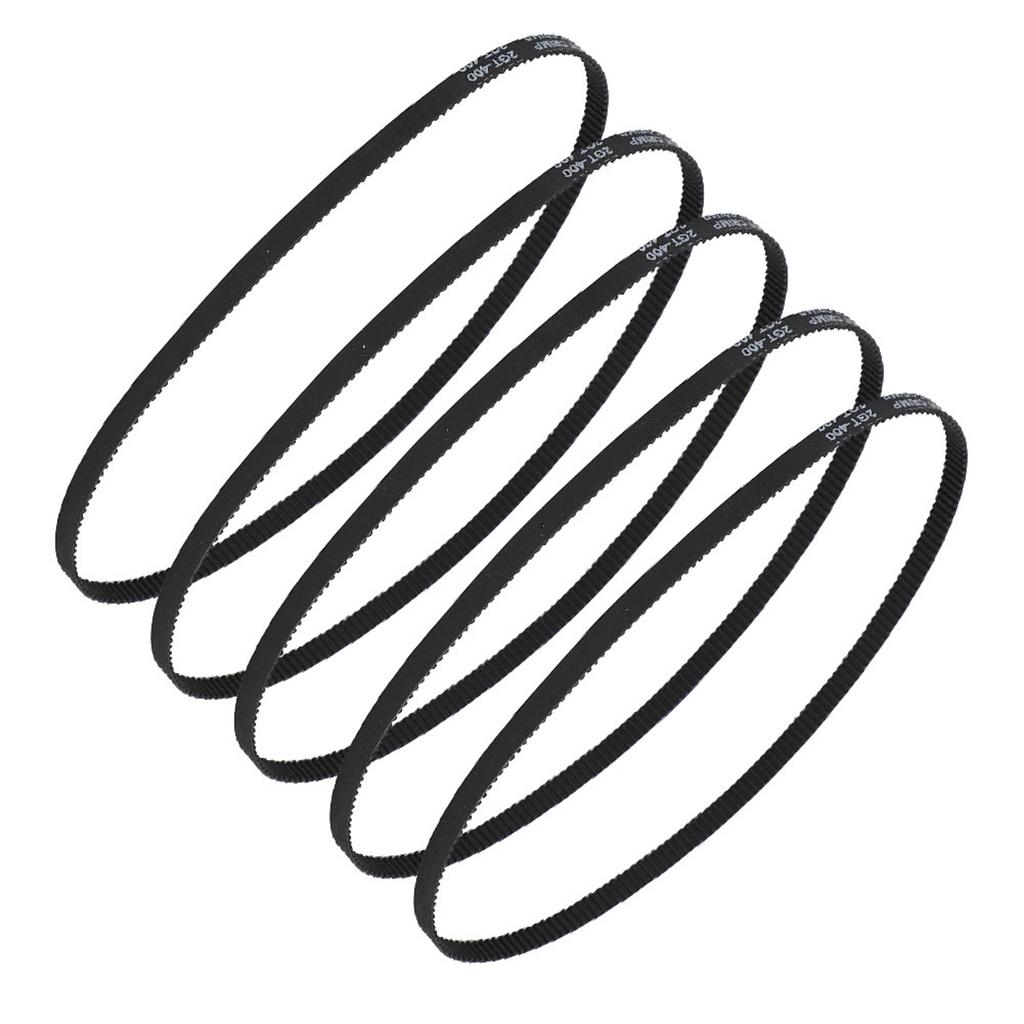5PCs 3D Printer Accessories GT2 6 400MM Rubber Closed Timing Belt Ring Synchronous Drive Belt