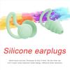 1/2Pair Silicone Swimming Earplugs Waterproof Ear Protection Ear Plugs Sleep Anti-Noise Soundproof Earplugs Swimming Accessories