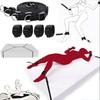 Erotic Bed Banding Bondage Split Legs With Handcuffs Bed Garters Constraint Adult Products Men And Women Sexuales Lingerie