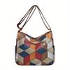 Women's Elegant Vintage Crossbody Bag Trendy HandBag Fashion Multi-pockets Shoulder Bag All-match Retro Crossbody Bag