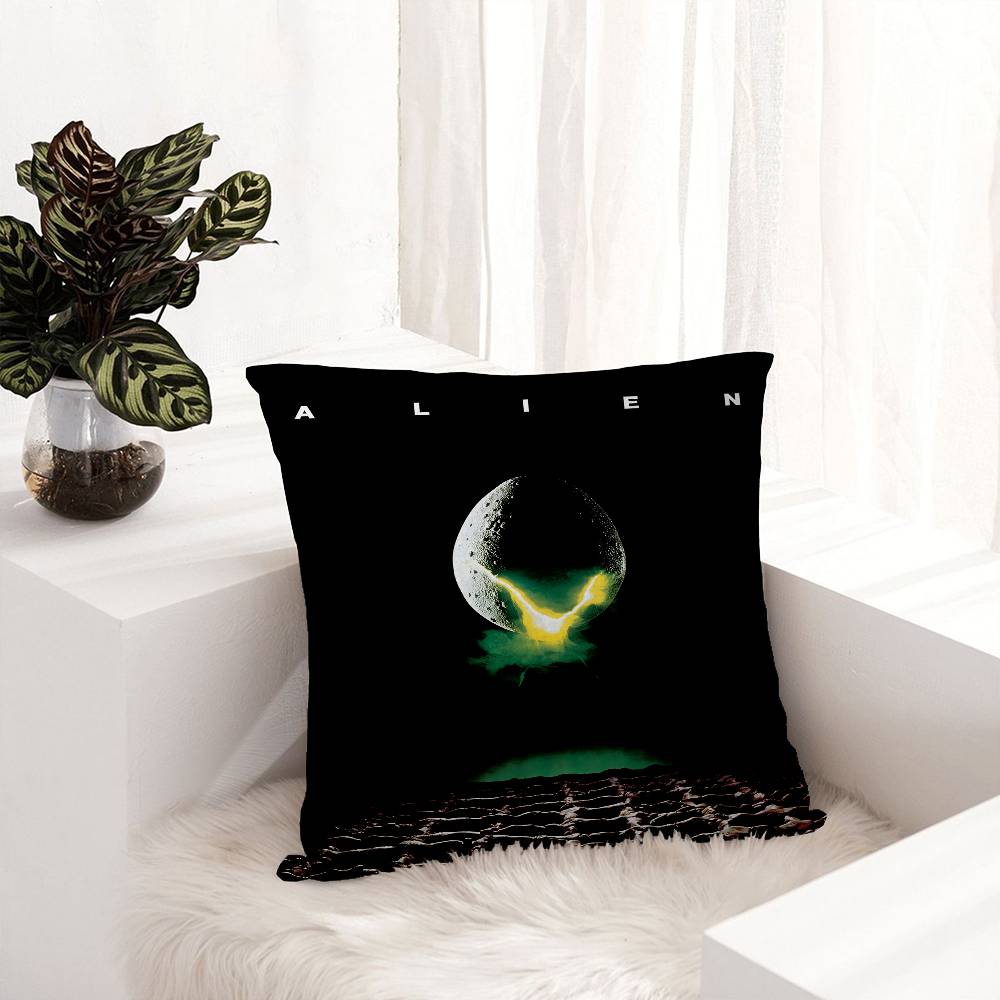 Classic Sci-Fi Alien Movie Office Cushion Pillowcase Car Cushion Cover45X45Cm Lumbar Pillowcase Sofa Pillowcover