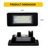2pcs No Error Canbus Led License Number Plate Lights Bulb For Skoda Octavia 3rd generation 5E/ A7 Combi 5-door estate 2013-2018