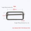 Stainless Steel Adjustable D-Ring Buckle - Copper Three-Speed Wire Pull Design