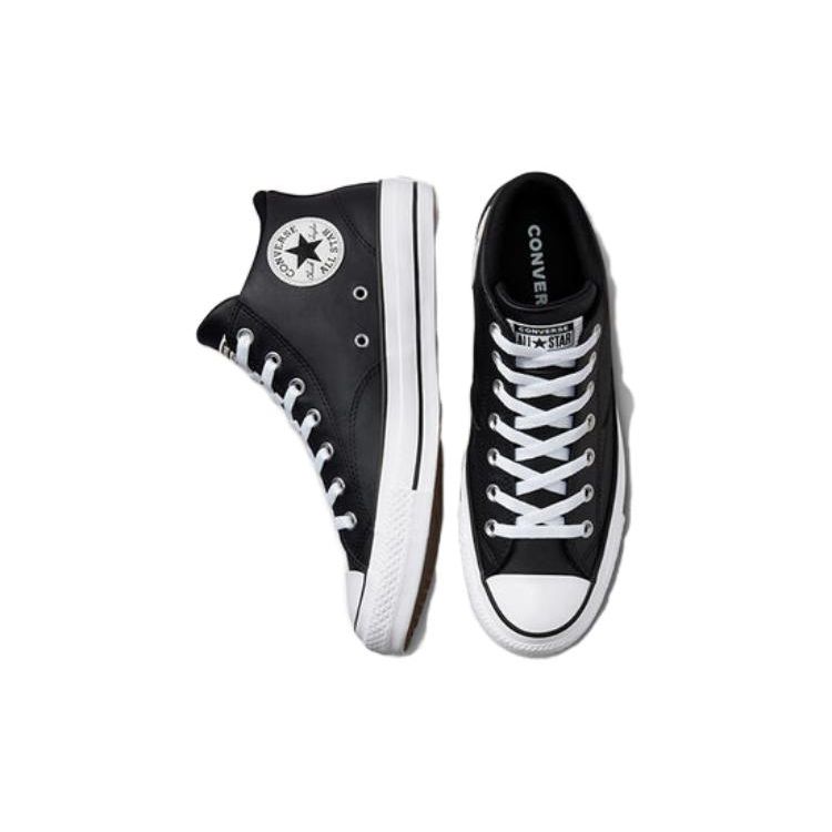 Converse Chuck Taylor All Star Malden Street Comfortable Fashion Slip Resistant Durable Mid Top Skate Shoes Unisex Skate Shoes Black White A01716C