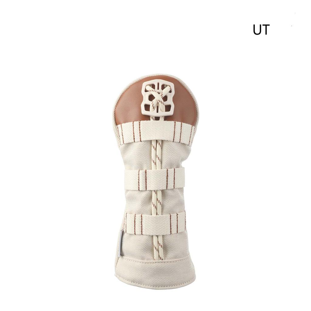 1pc Golf Club Headcovers Decorable Anti-Scratch Protection Cover For Golf 1/2/UT Wooden Pole Covers Replace Accessories