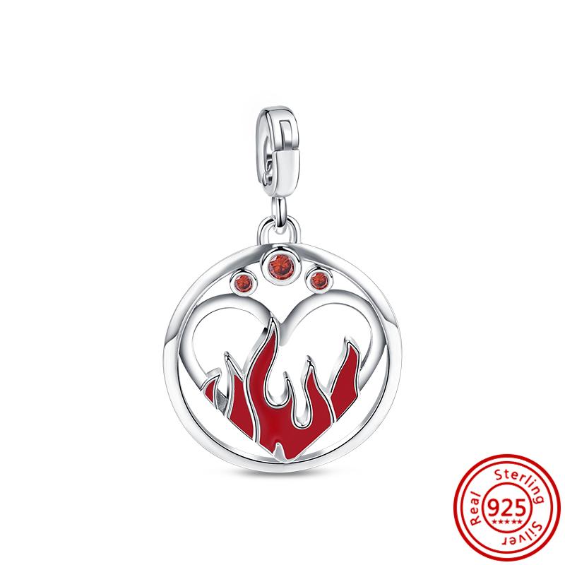 New Me Series Tilbehør Koblingsledd Øyne Mini Anheng Perler Passer Original Me Armbånd & Halskjeder 925 Sølv Smykker