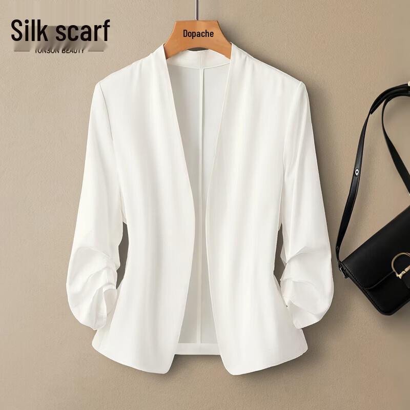 Sibashee Women s Pure Color Commuter Blazer Jacket XL