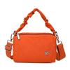 Nylon Boston Shoulder Bag With Zipper Closure For Daily Use