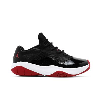 Air 11 CMFT Low Grade School 'Bred' (Unisex) Black / Gym Red / White Kids' Basketball Shoes DM0851 005
