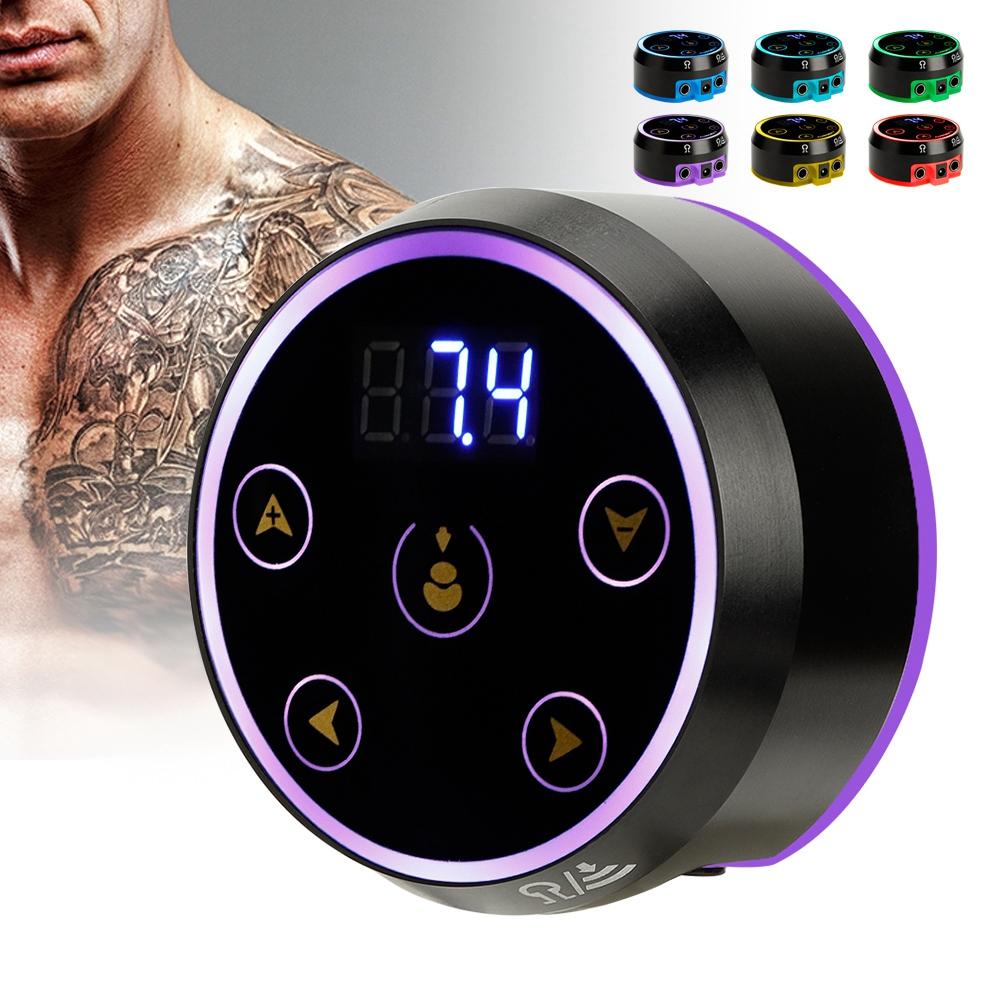 Tatueringmaskin Strömregulator LED-display Tatuering Strömtransformator Skönhetsverktyg