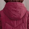 Plus Size XL-5XL Middle Age Woman Winter Coats Hooded Elegant Loose Thick Warm Embroidery Parkas Female Jacket