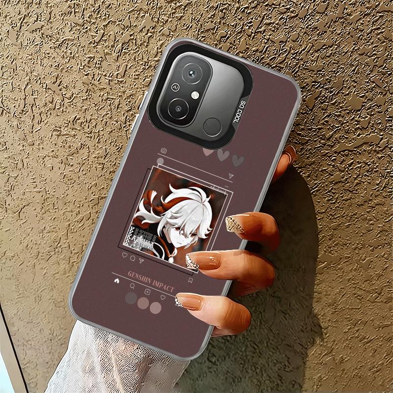 Genshin Impact Einfaches Design Stoßfeste Handyhülle für Xiaomi Poco X7 X6 X5 X3 Pro F7 Ultra M8 Redmi 15C 15 14C 13C 12C 10C 13 1