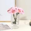 4 Bundles Artificial Phalaenopsis Flower Real Touch Large Fake Orchids Flowers Stem for Vase Home Wedding Party Decor