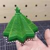 Stretching Christmas Tree Spiral Toy 3D Printed Visual Illusion Hexagon  Desktop