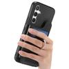 For Samsung Galaxy S24 FE Case with Card Holder Kickstand Leather + TPU + PC Phone Cover
