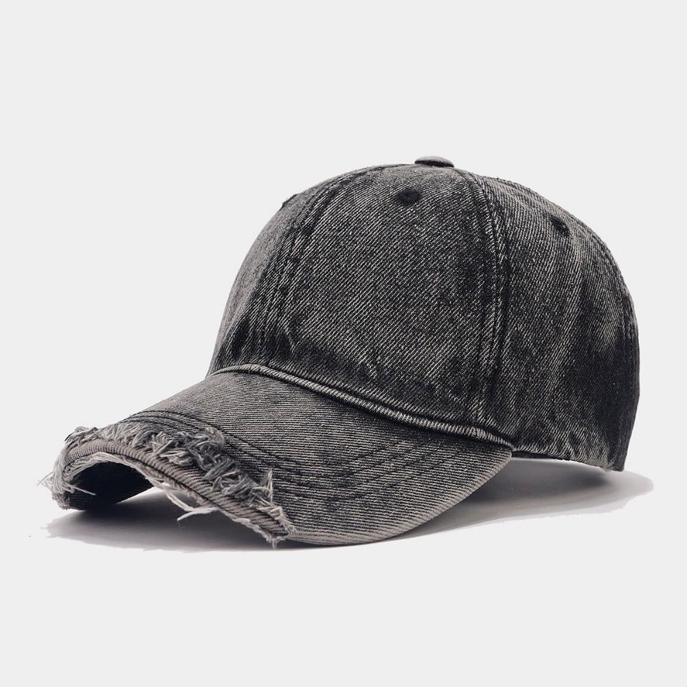 Adjustable Duckbill Hat Breathable Sun Protection Cap Casual Washed Baseball Cap