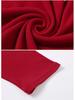 Plus Size Fleece T-Shirt for Middle-Aged and Elderly Women - Warm, Loose, and Comfortable for Autumn and Winter