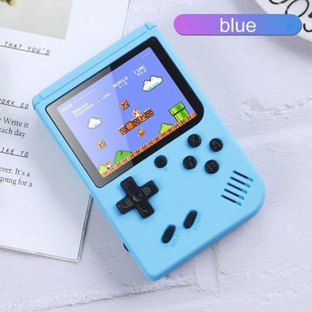 

Портативная ретро игровая консоль 500+ классических видеоигр Gameboy со встроенным эмулятором и выходом на ТВ Singles синий