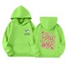 Kids Long Sleeve Pullover Hoodie with Letter Print and Pocket