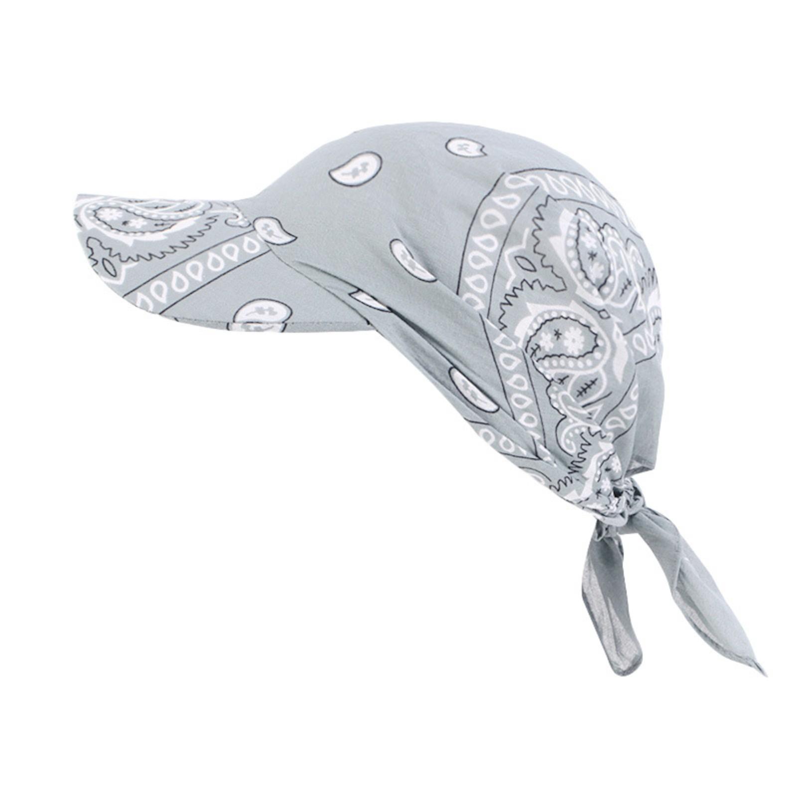 

Бавовняна накидка тюрбан капелюх вуличний капелюх квадратна хустка капелюх One Size небо синє кольору