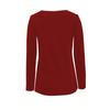 Spring and Autumn Women's New V-neck Women's Sexy Casual Contrast Color