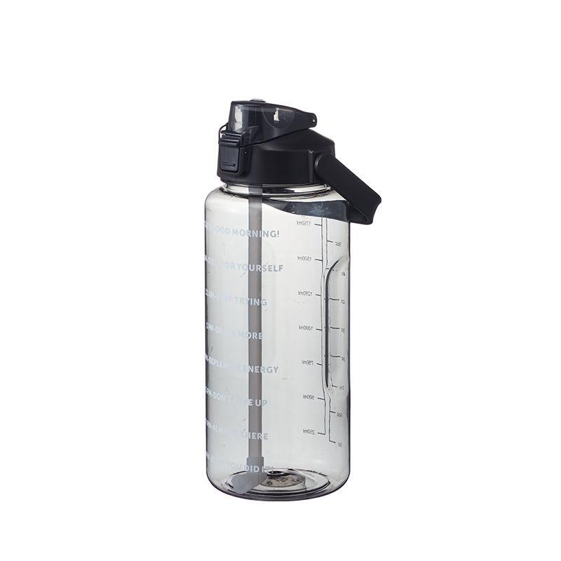 Large Capacity Space Cup Summer Male and Female Students Fitness 2L Large Water Bottle Portable High Temperature Resistant 2000ml Water Cup