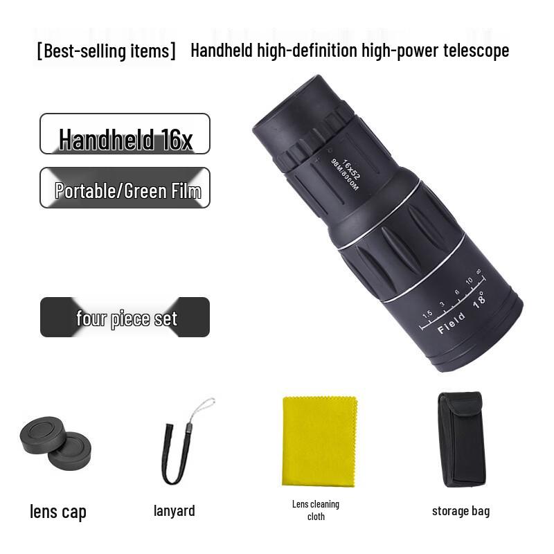 Mi Ling 16X52 HD Night Vision Monocular Telescope