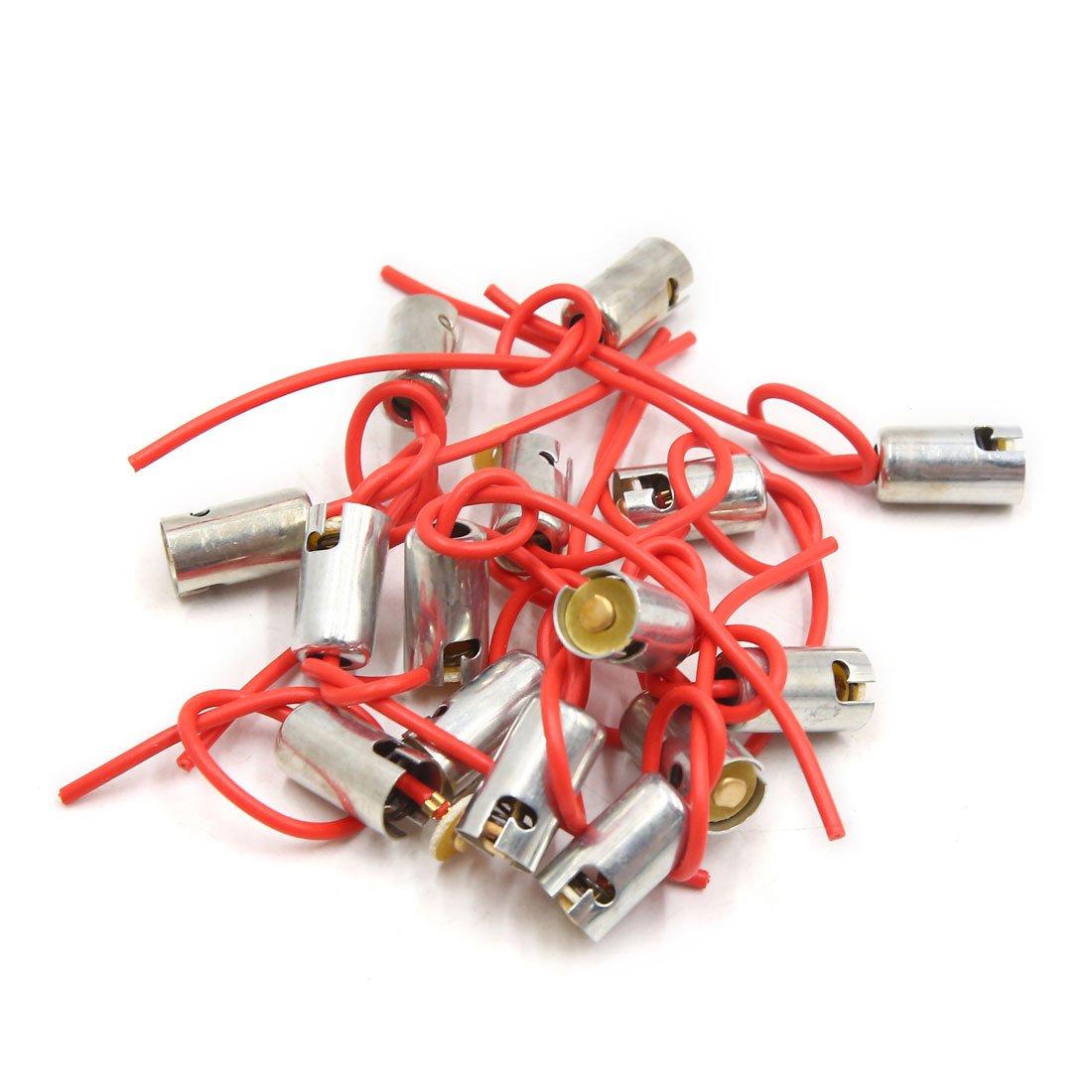 

uxcell Socket Holder for Cars, Trucks, Lights, BA9S, Pre-Wired Connectors, 0.7 x 0.4 inches