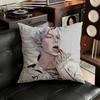 BBaldurs GGate  Astarion Pillow Case Square DoubleSided Printing Short Plush Sofa Cushion Cover Bedroom Bedside Pillow