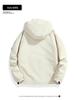 3-in-1 Wasserdichte Kapuzenjacke mit herausnehmbarem Fleece-Innenfutter für Herbst & Winter Outdoor-Sportarten