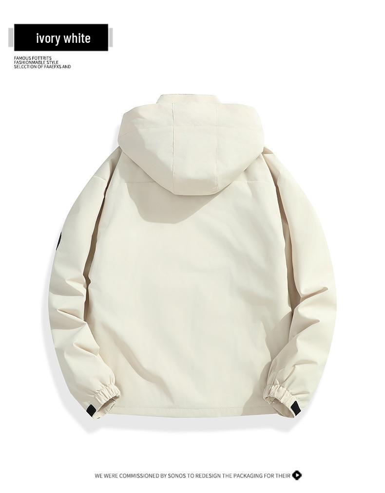 3-in-1 Wasserdichte Kapuzenjacke mit herausnehmbarem Fleece-Innenfutter für Herbst & Winter Outdoor-Sportarten