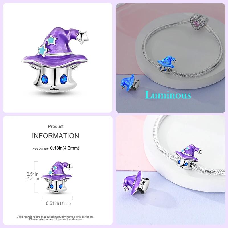 100% Copper Colorful Rubik'S Cube Butterfly Cat Peacock Daisy Charm Beads Fit Original Bracelet Diy Jewelry