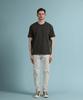 PANICALE Charcoal Vintage Washed Logo Short Sleeve T-Shirt