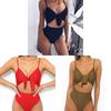Elegant Women One Piece Bandage Bikini Push Up Monokini Swimsuit Bathing Suit Swimwear For Stylish Beach Days