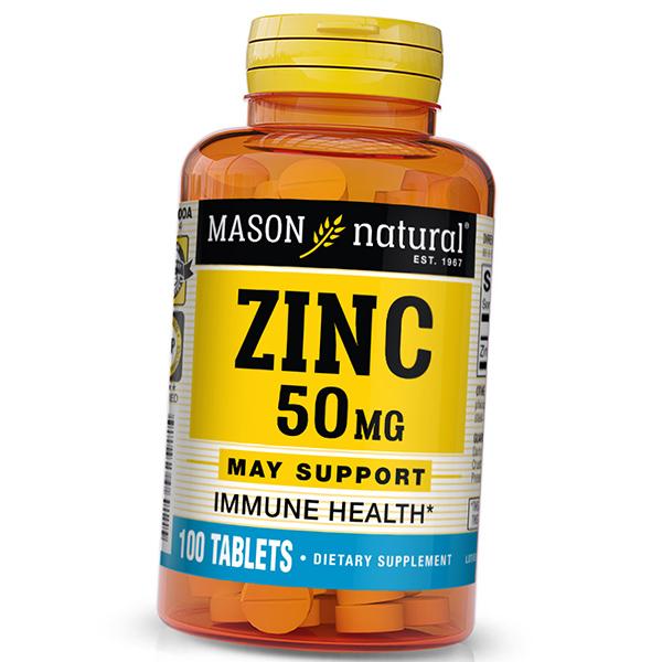 

Глюконат Цинка, Zinc 50, Mason Natural 100таб (36529043) 100tab